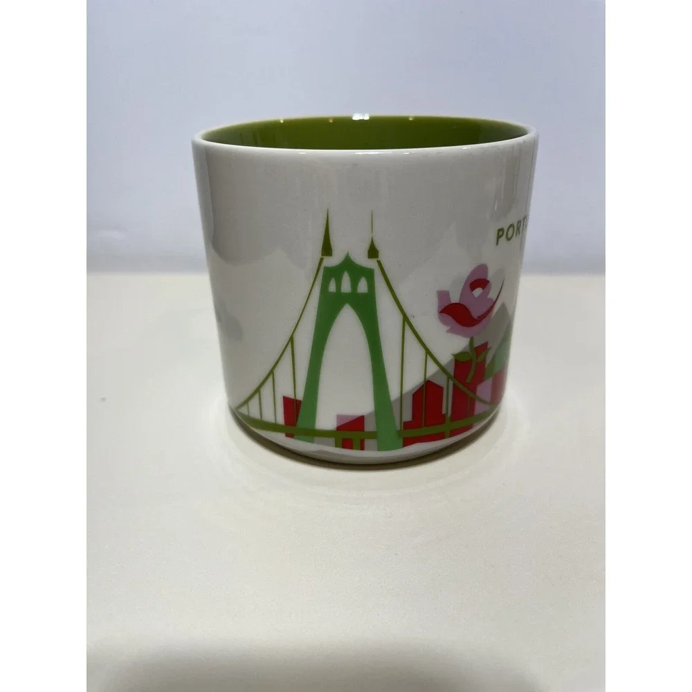 Starbucks Portland You Are Here Collection 14oz Coffee Cup Mug Collectible